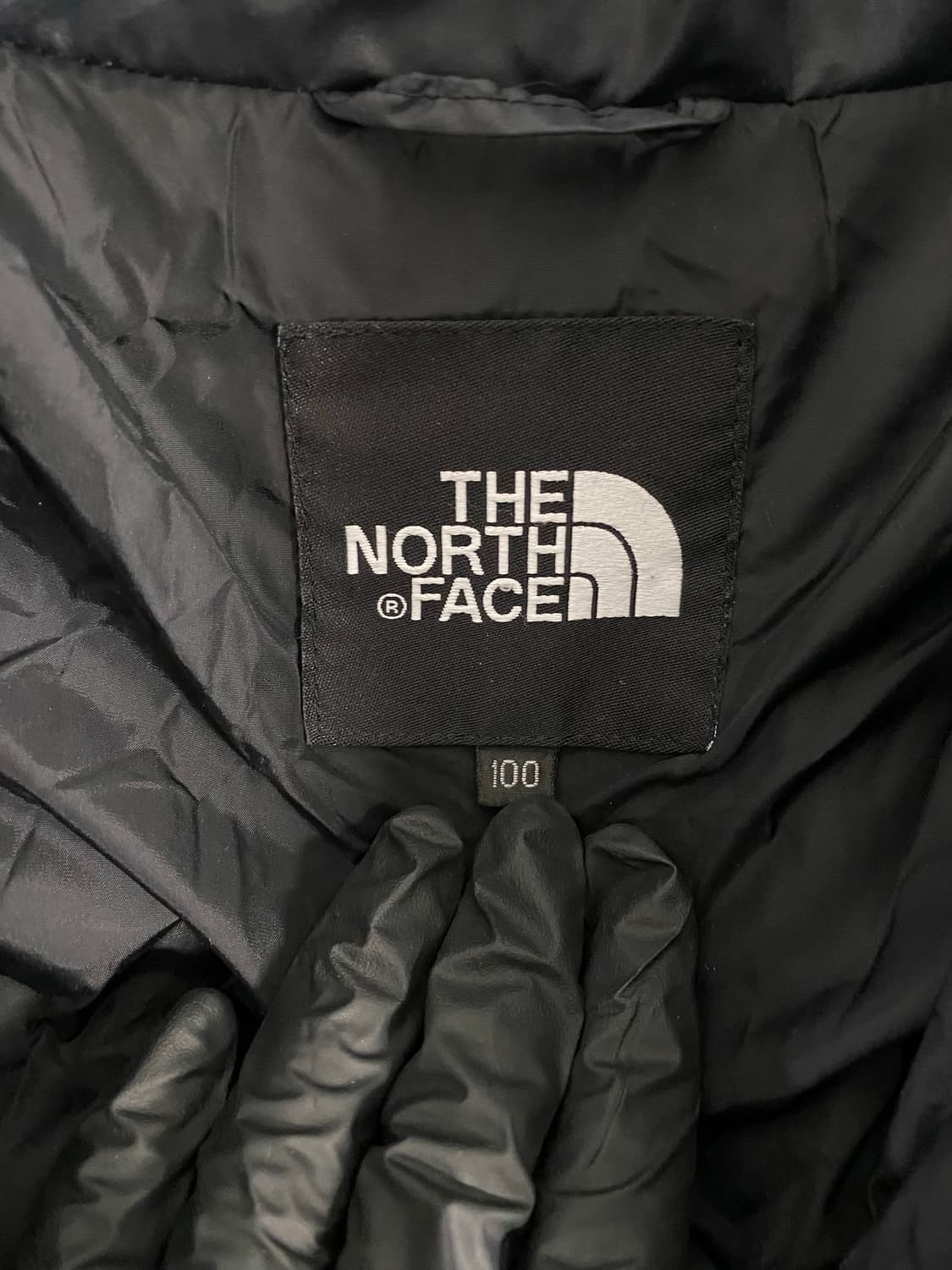 노스페이스 600필 스퀘어 퀄팅 패딩 경량 L 상품이미지4