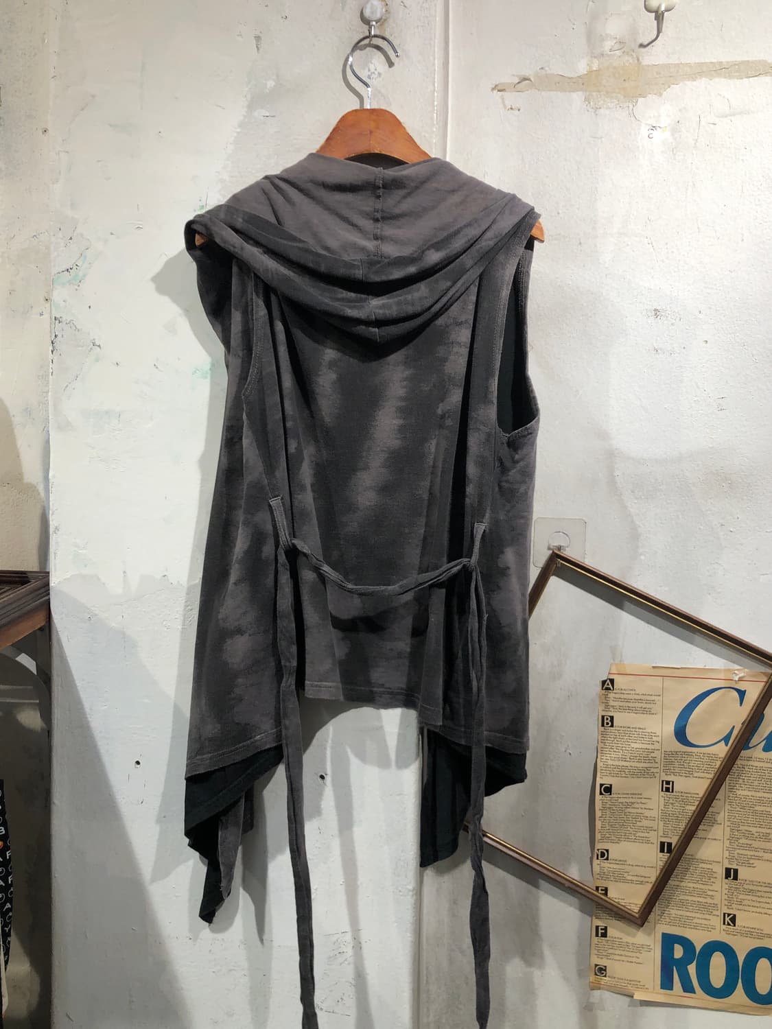 [2650] charcoal hooded vest 상품이미지4
