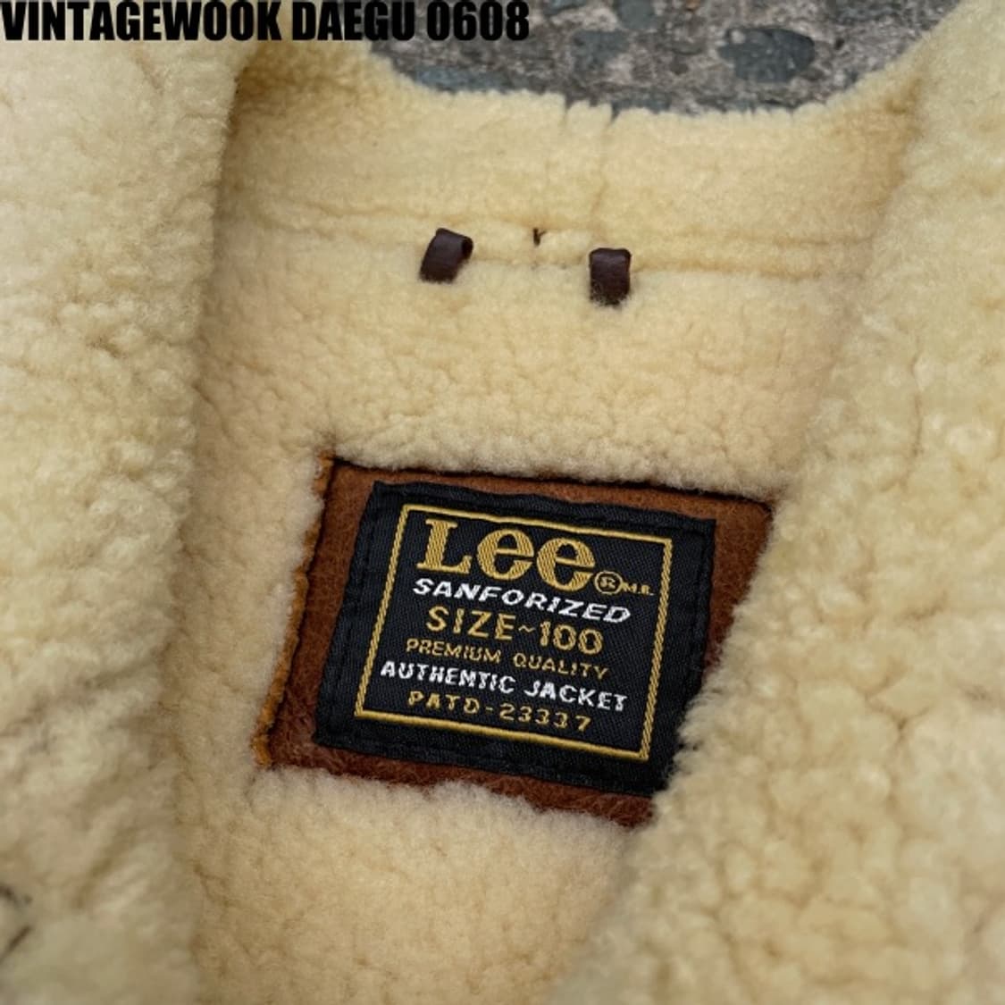 Lee 무스탕 자켓 상품이미지3