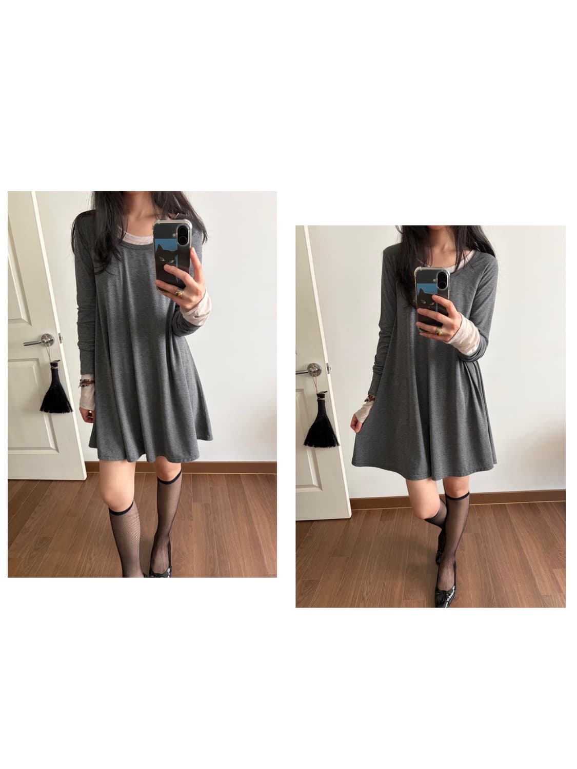 long sleeve top&dress 상품이미지3