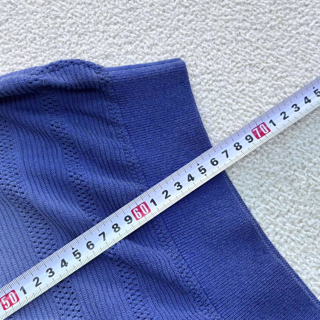 100 그린조이 여성 니트 반집업 조끼 0319E 상품이미지5