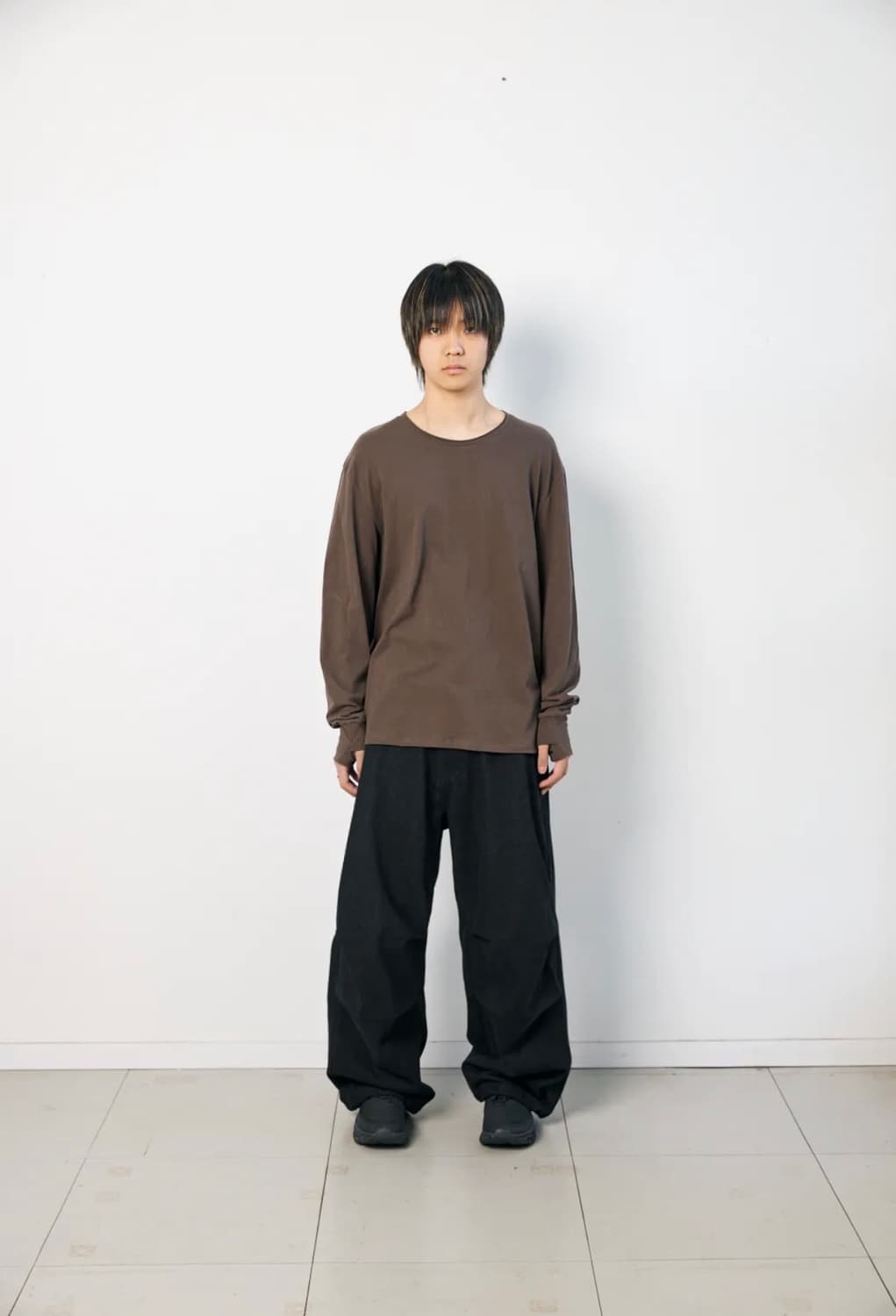 해칭룸 - Boxer Tee Dark Brown (S) 상품이미지5