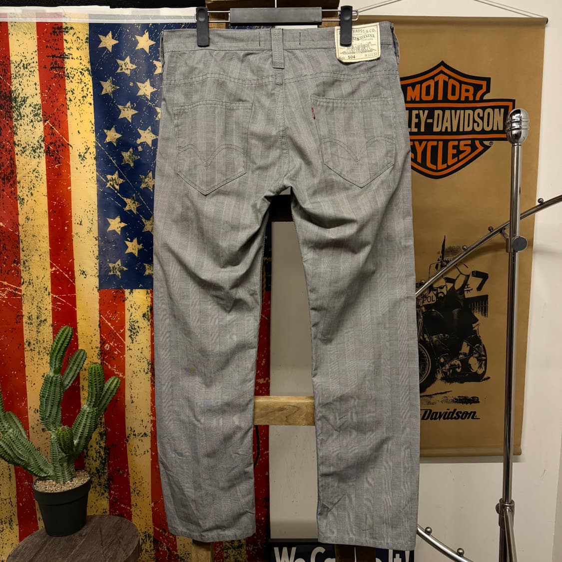 리바이스 스트레이트 핏 윈도우 체크 트라우저 슬랙스 팬츠 N309 상품이미지2