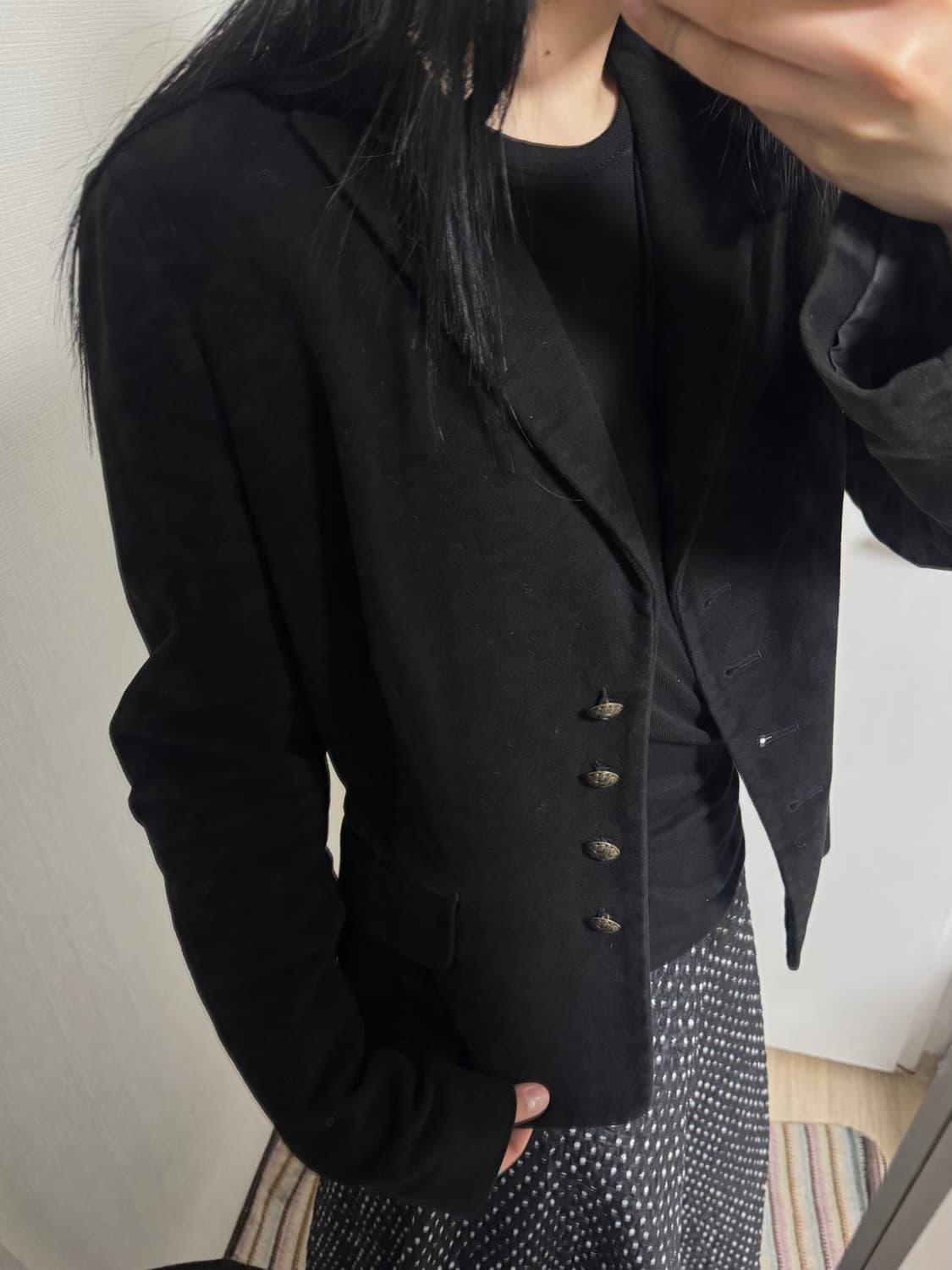 vintage velvet jacket 상품이미지1