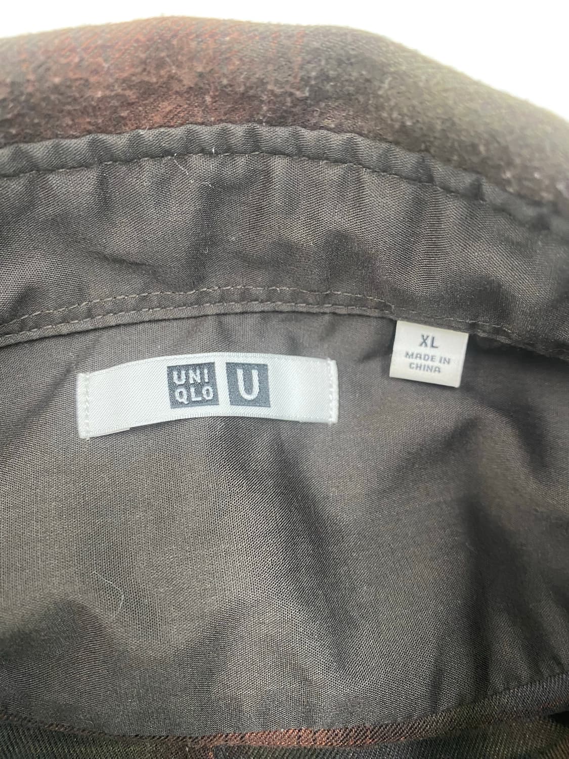 유니클로 오버사이즈 체크 셔츠 (xl) 상품이미지5