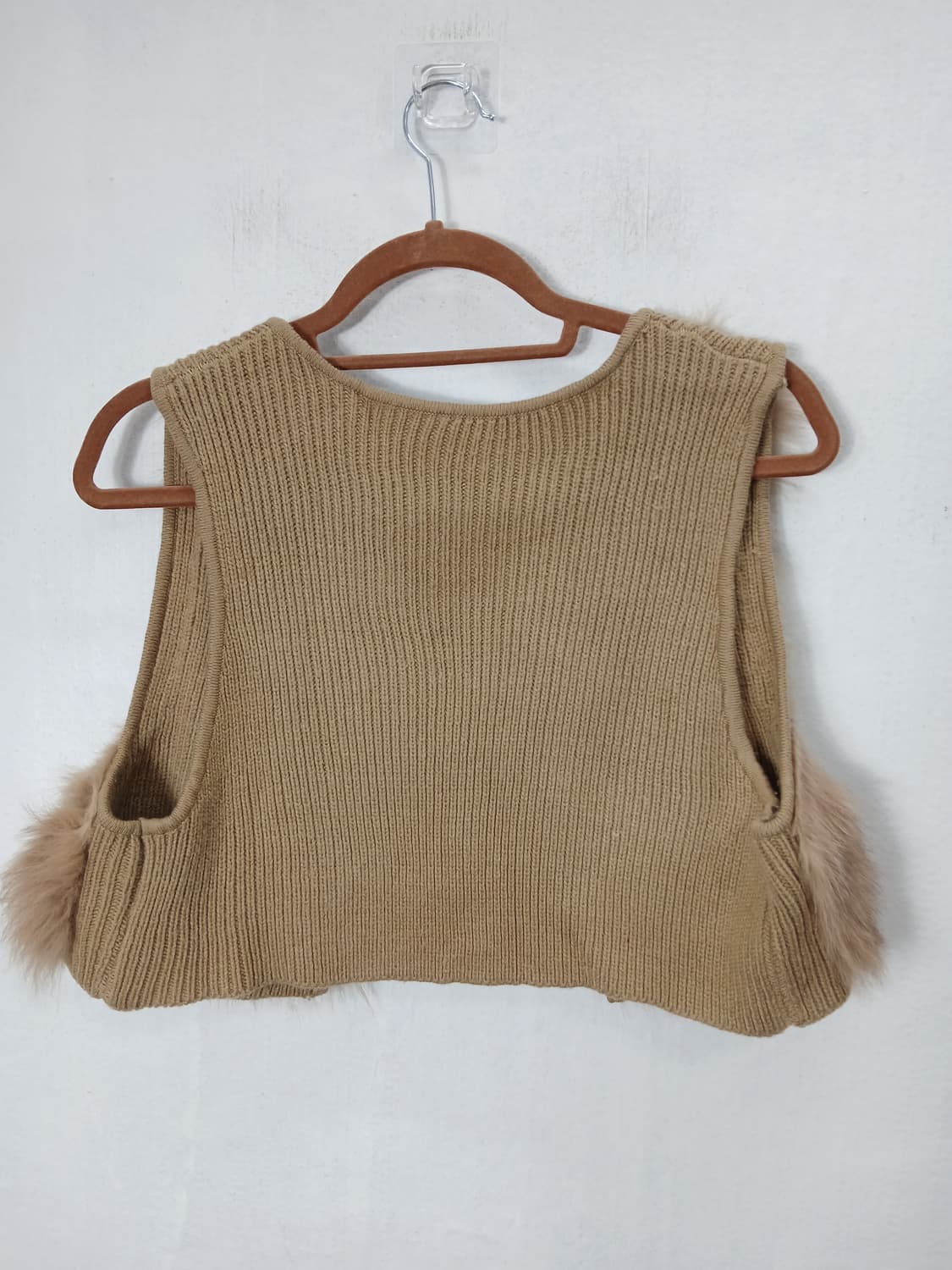 천연폭스퍼 베스트 니트조끼 95 M 상품이미지3