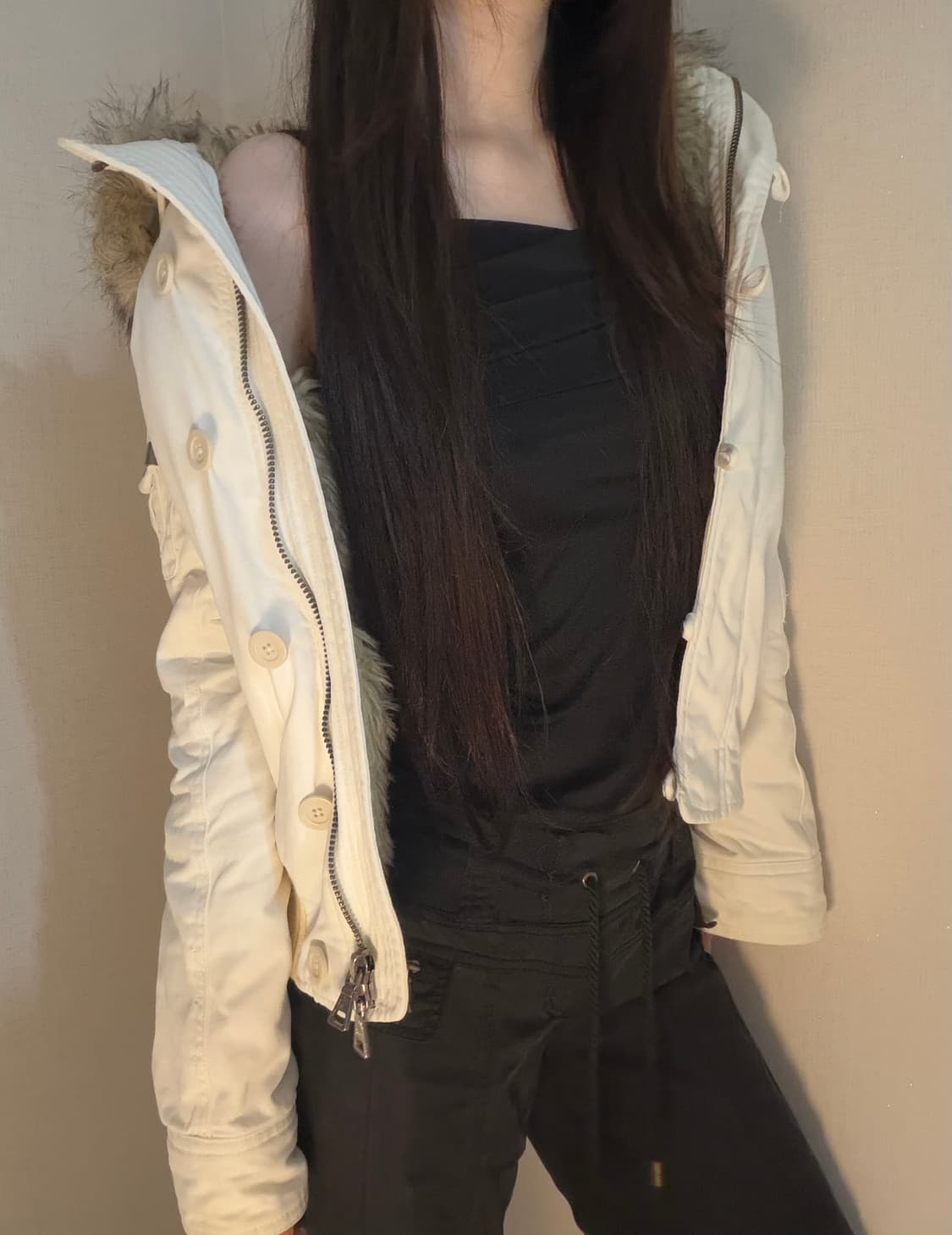 A&F fur hood jumper 상품이미지4