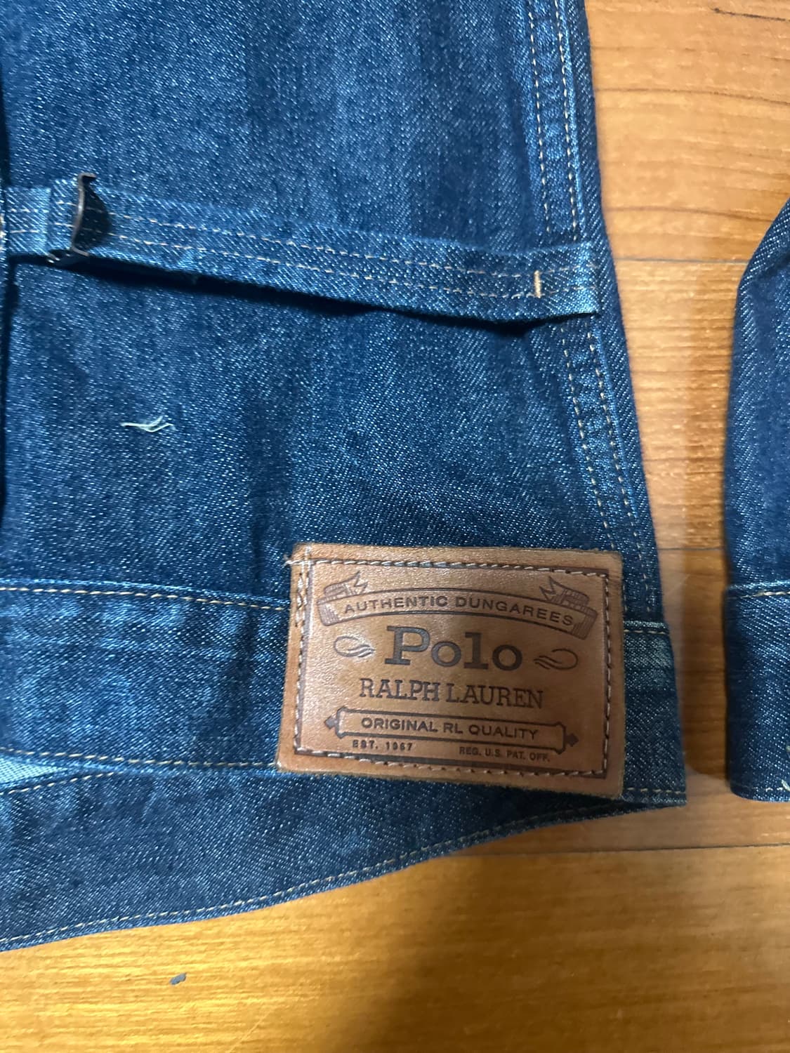 폴로 빈티지신치백 복각데님 청자켓 L 상품이미지9