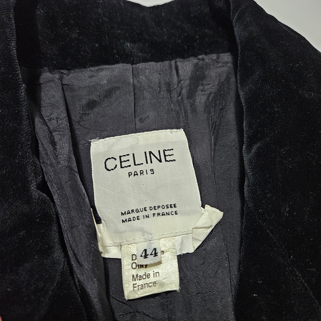 빈티지 셀린느 벨벳 셋업[44] 상품이미지5