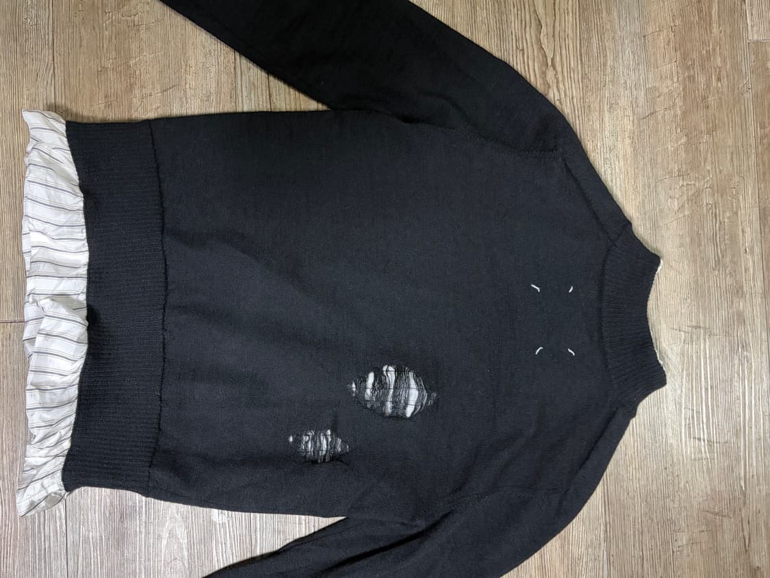 마르지엘라 디스트로이드 니트 m 블랙 상품이미지2