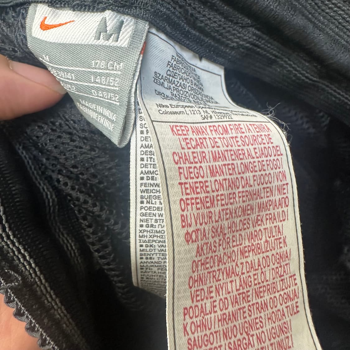 나이키 올드스쿨 블록코어 인터밀란 블랙트랙팬츠 M 상품이미지3