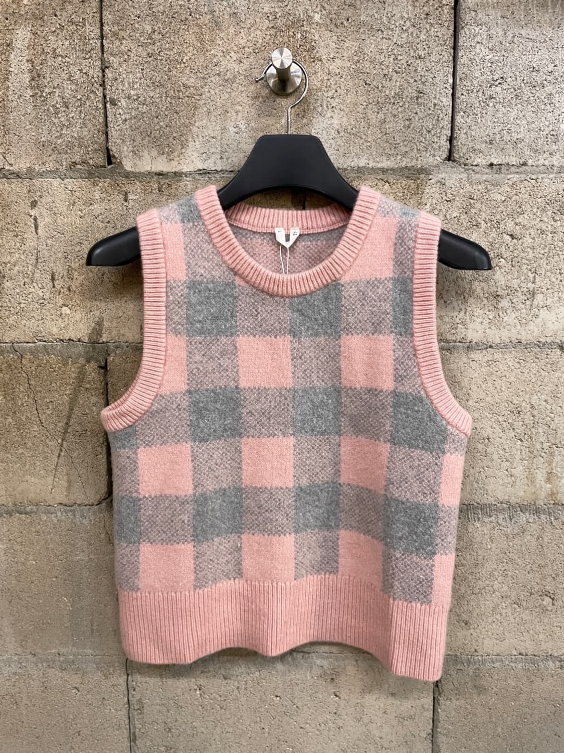 아르켓 체크 울 베스틑 상품이미지5