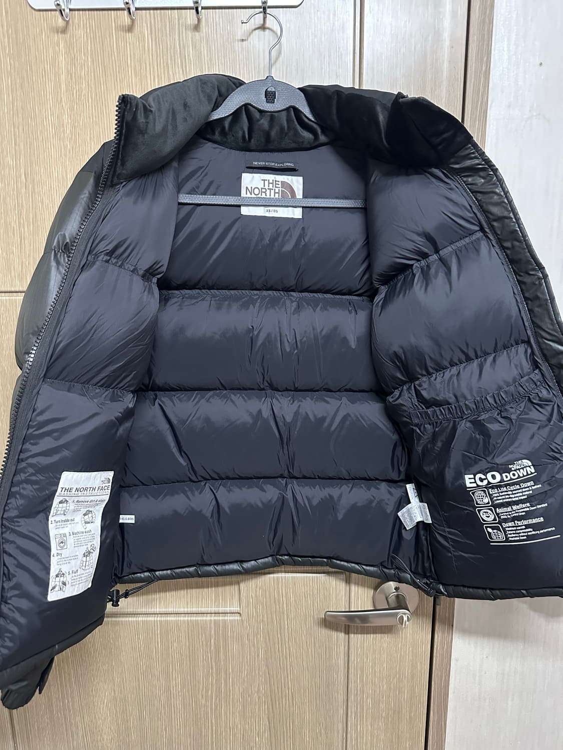 노스페이스 눕시 화이트라벨 패딩 85~90 상품이미지7