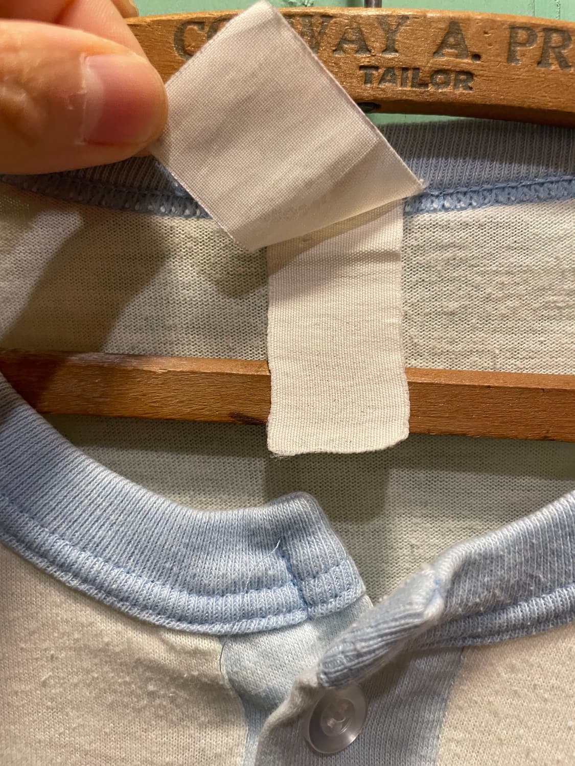 1980’s Vintage Henley Raglan Tee ​ 상품이미지5