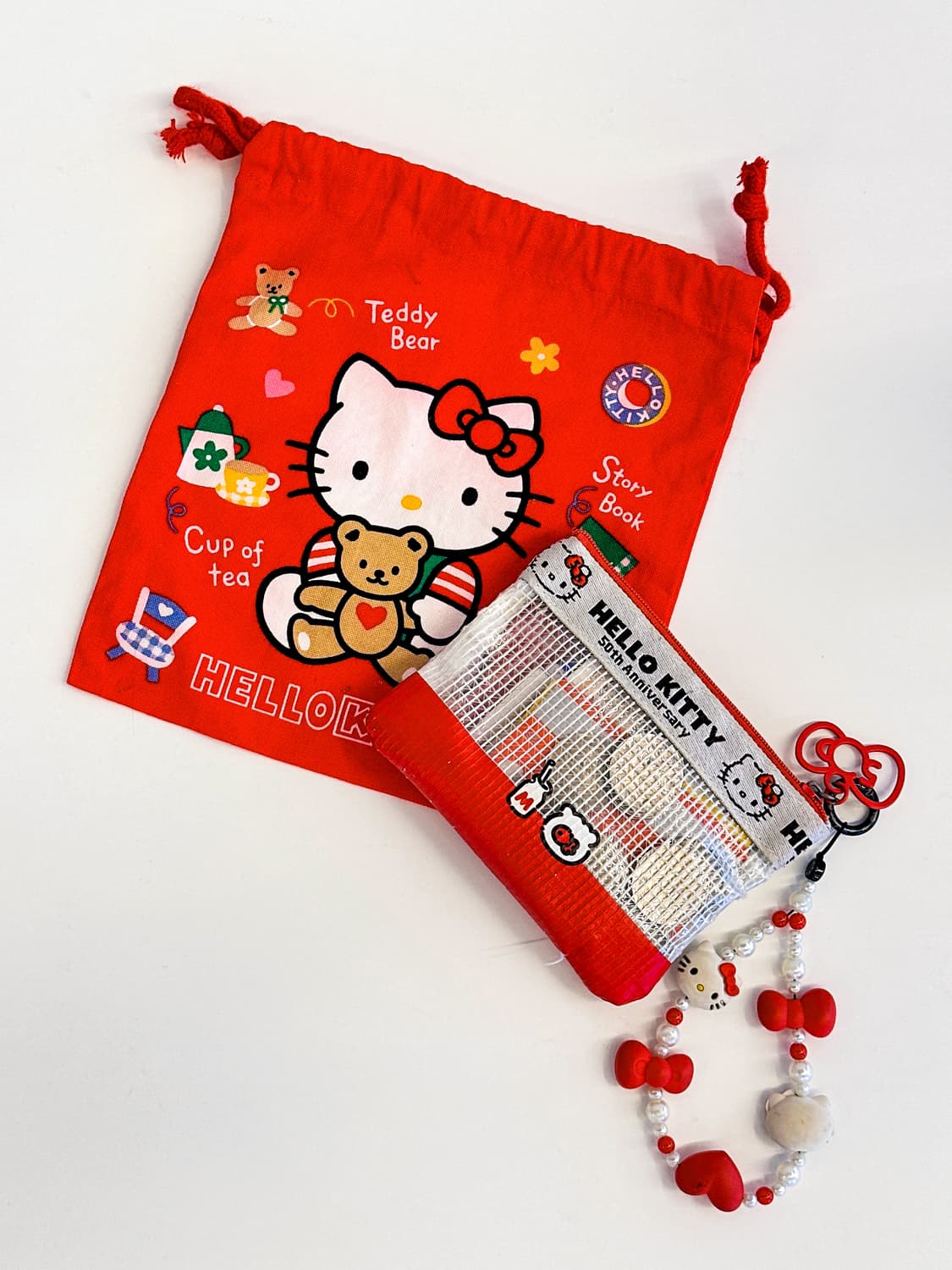 헬로키티 90년대 레트로 파우치 상품이미지3