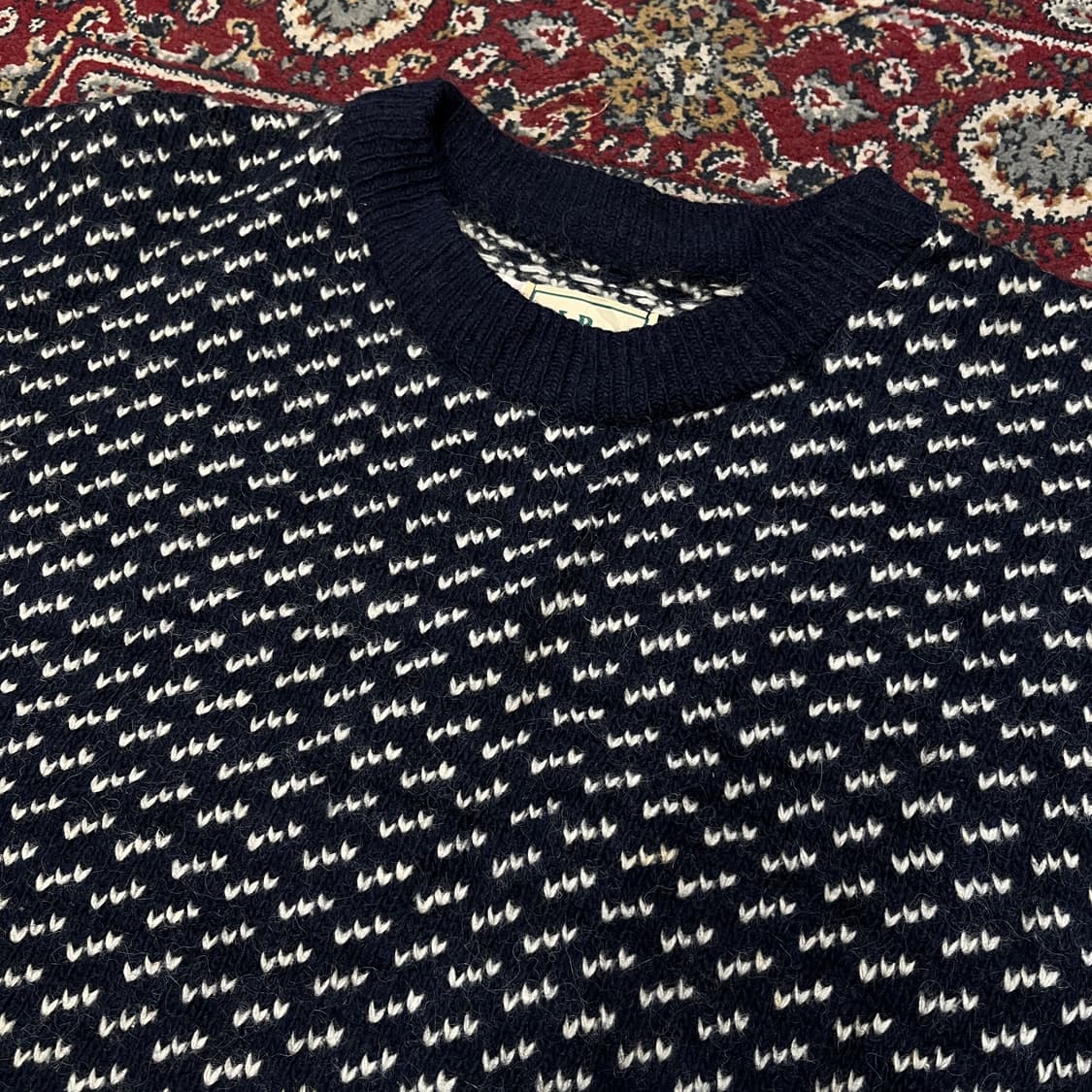 80-90s 엘엘빈 버드아이 스웨터 [ 110 ] 상품이미지2