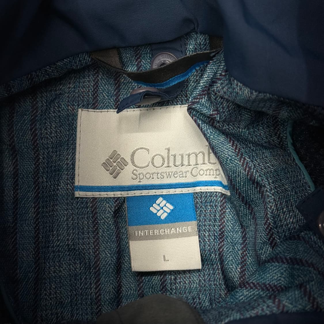 [L] 컬럼비아 블루 바람막이 자켓 상품이미지5