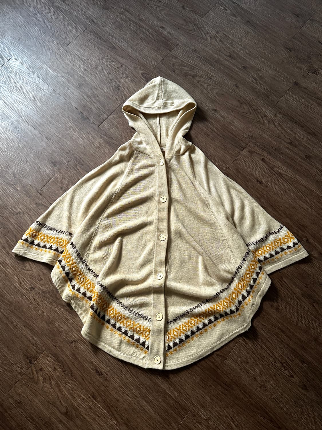 Cosnoodle 에스니컬 후드 케이프 상품이미지8