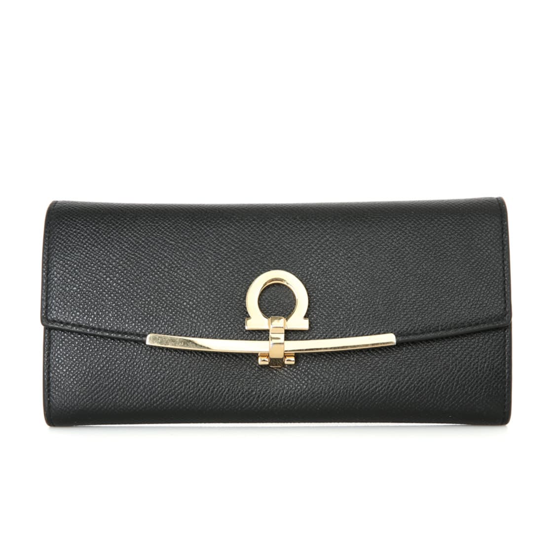 페라가모 간치니 장지갑 ID포켓 바라 월렛 골드 22D150 상품이미지1