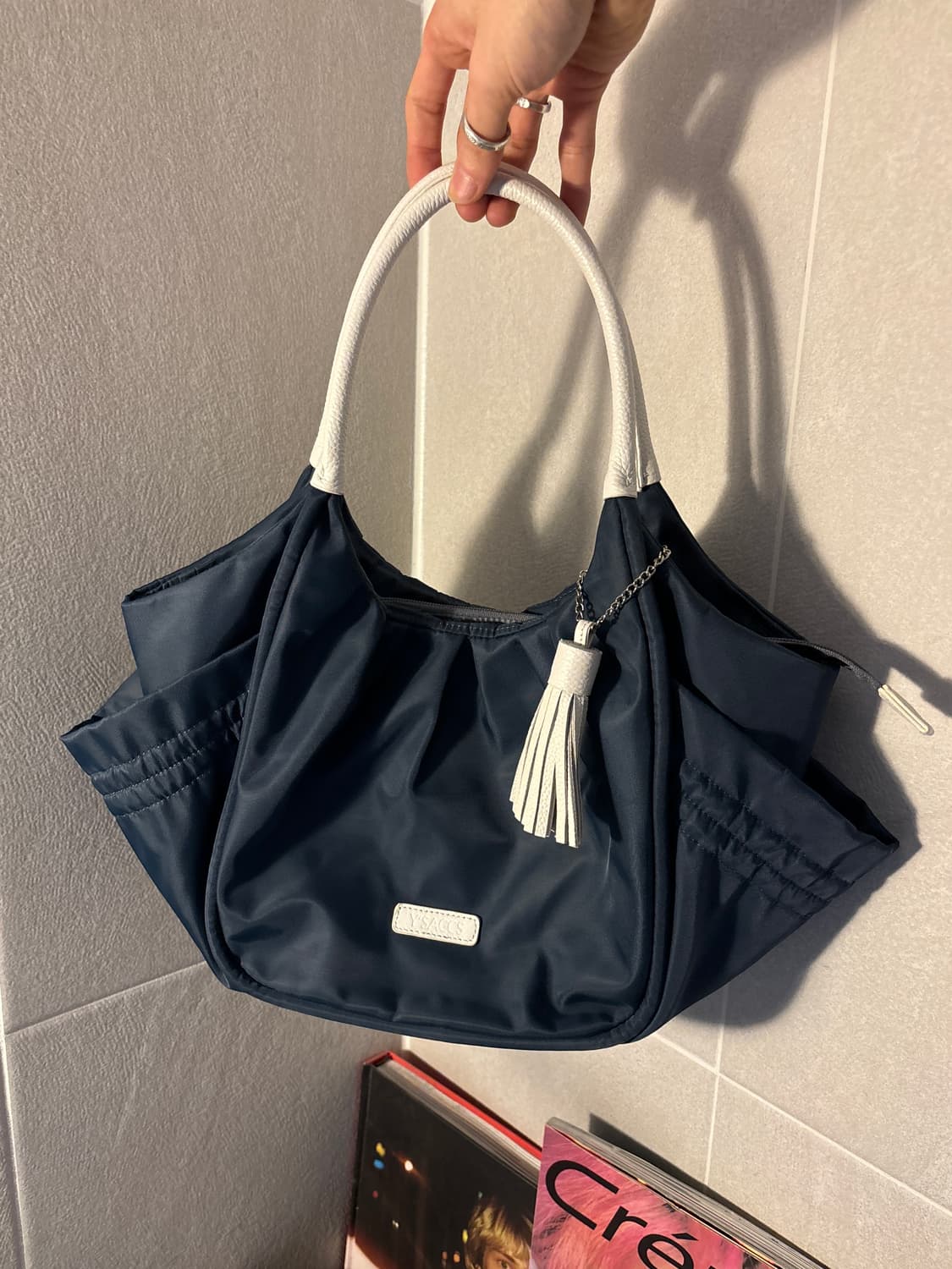 Y'saccs 네이비 숄더백 상품이미지1