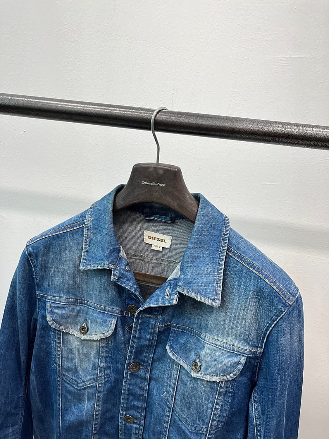 95-100) 디젤 워싱 데님자켓  상품이미지2