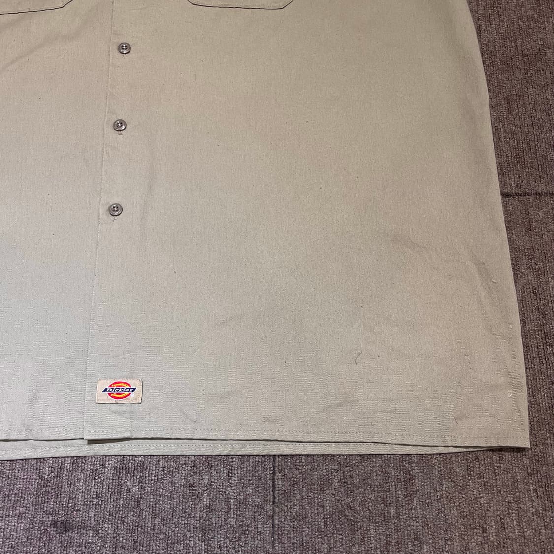 (3XL) Dickies 디키즈 반팔 워크 셔츠 베이지 상품이미지5