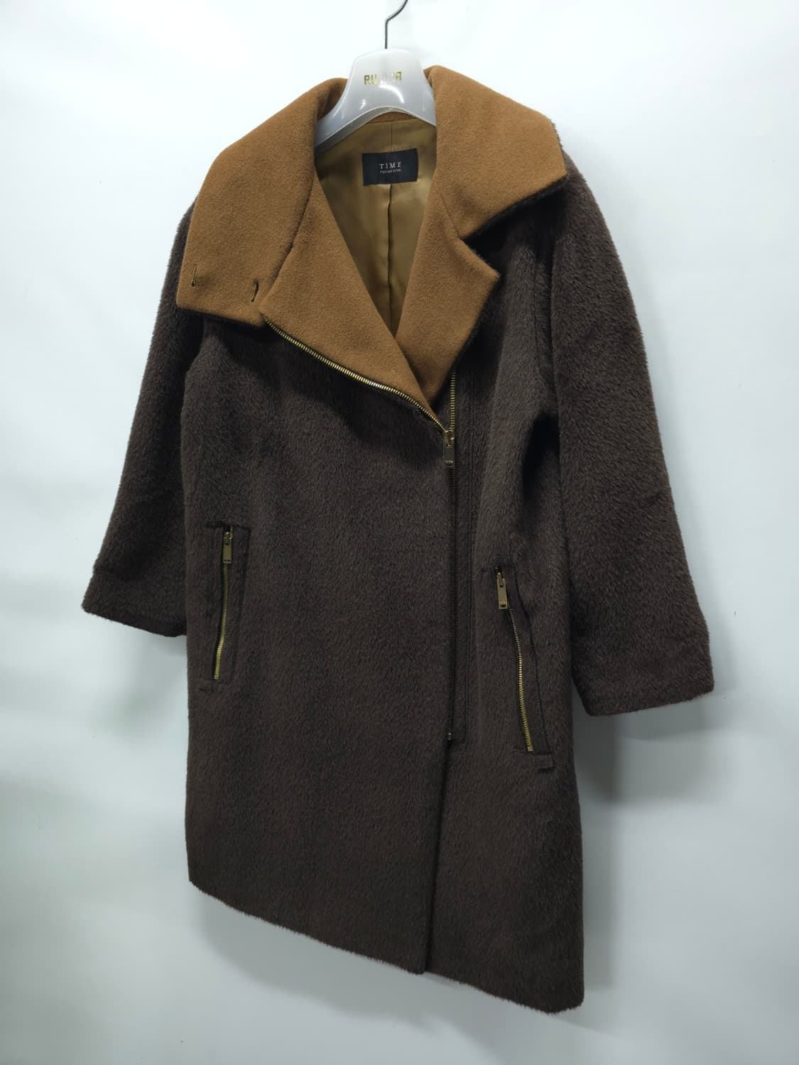 타임 여성 라마 울 코트 상품이미지1