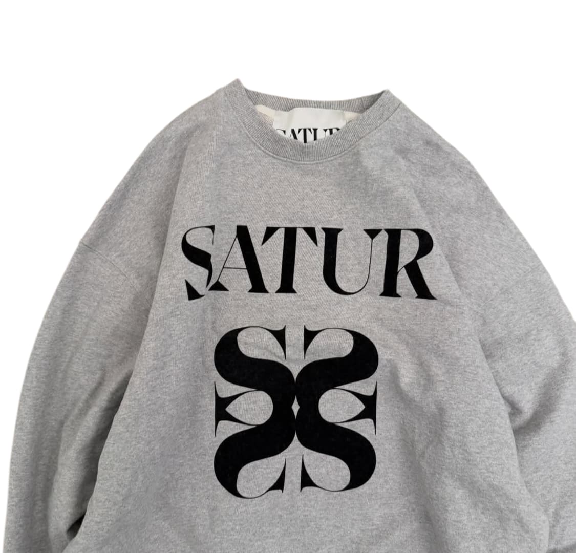 세터 로고맨투맨 그레이 상품이미지2