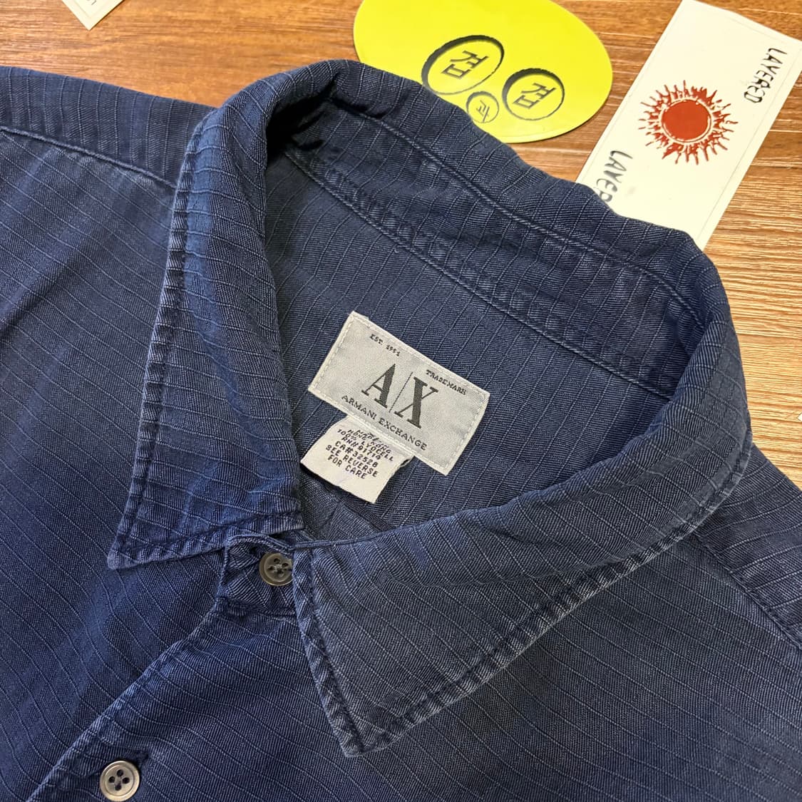 ARAMANI EXCHANGE RIPSTOP LYOCELL SHIRT 상품이미지1