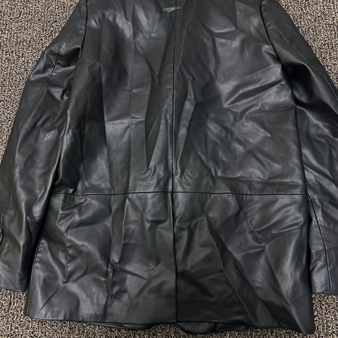 ZARA 자라 여성 가죽 자켓 블랙 S 상품이미지6