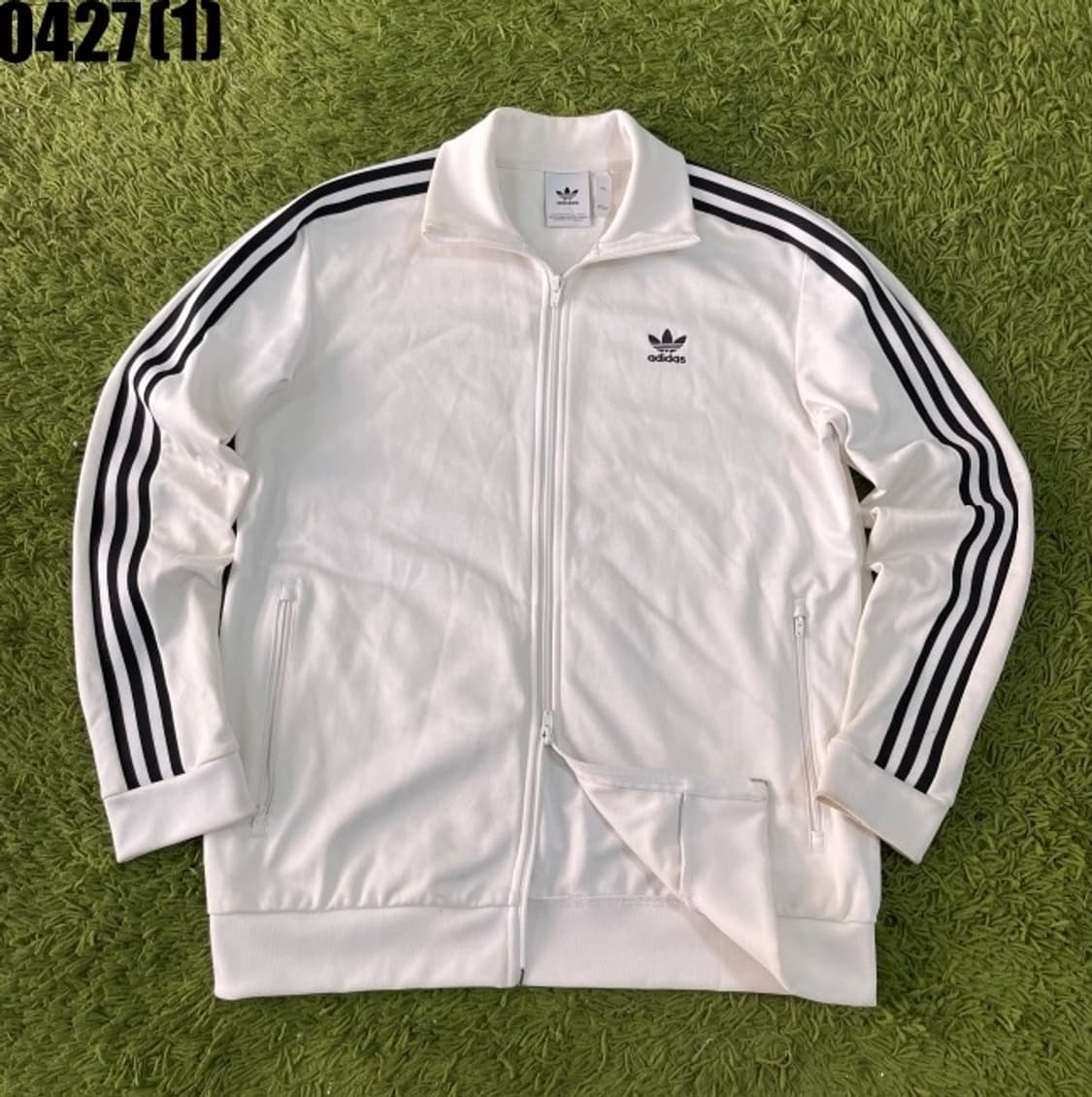 아디다스 파이어버드 져지집업 화이트 상품이미지1