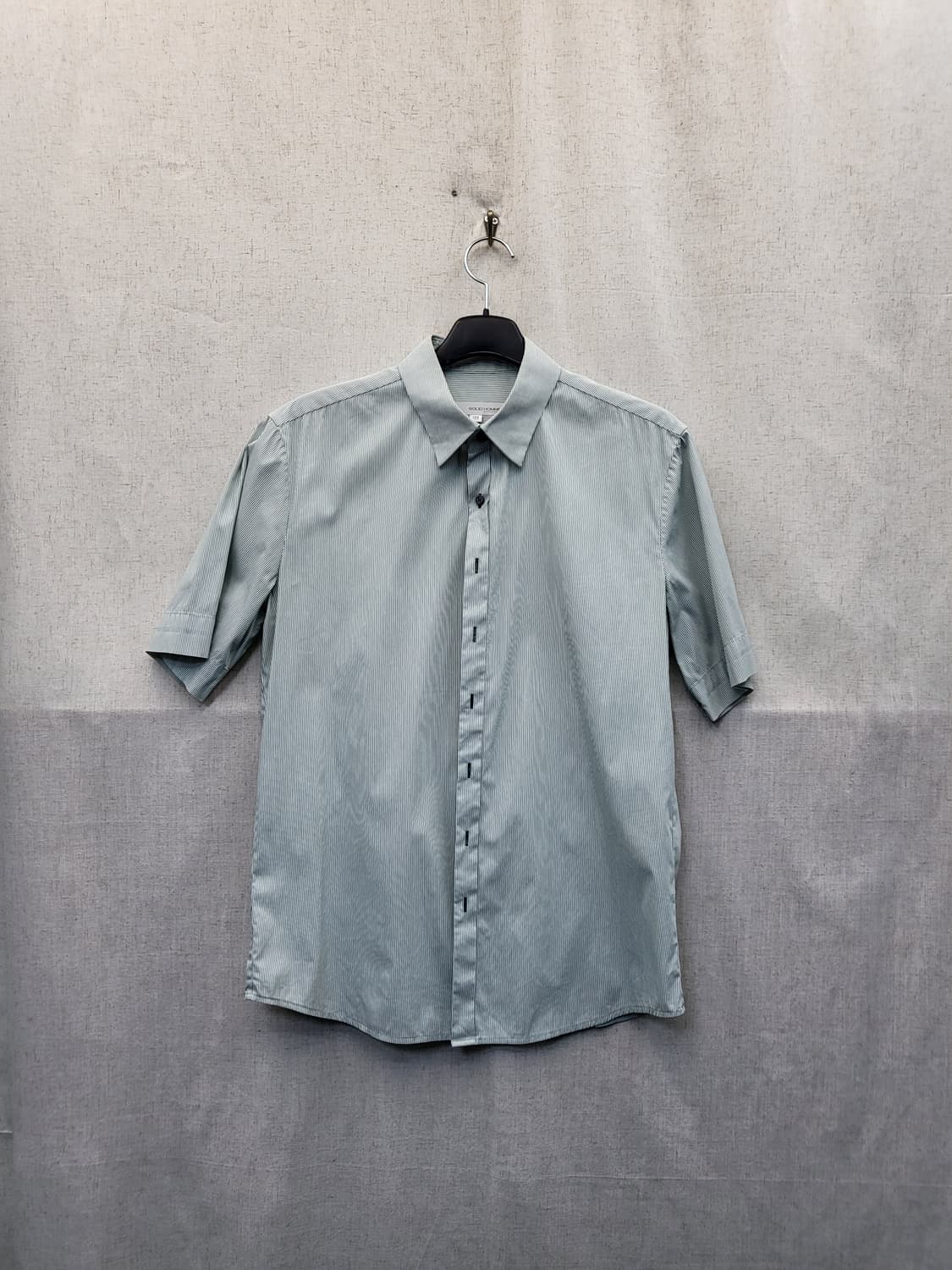 솔리드옴므 스트라이프 반팔 셔츠 상품이미지1