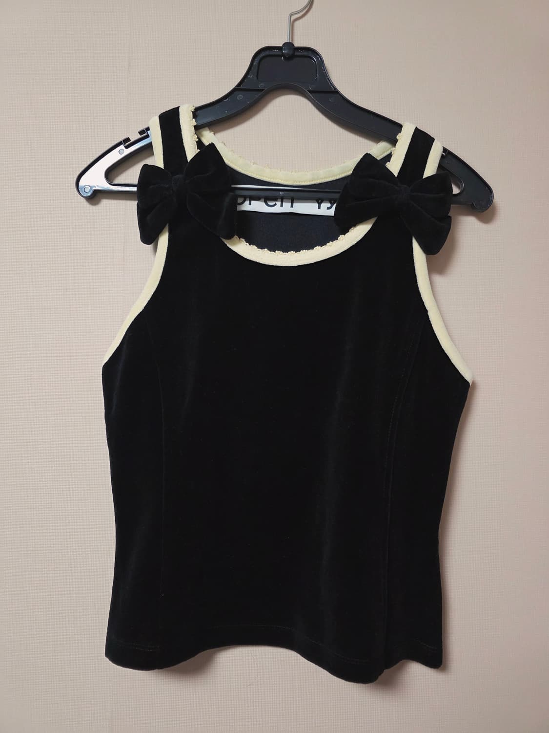 OPEN YY 벨벳리본탑 상품이미지2