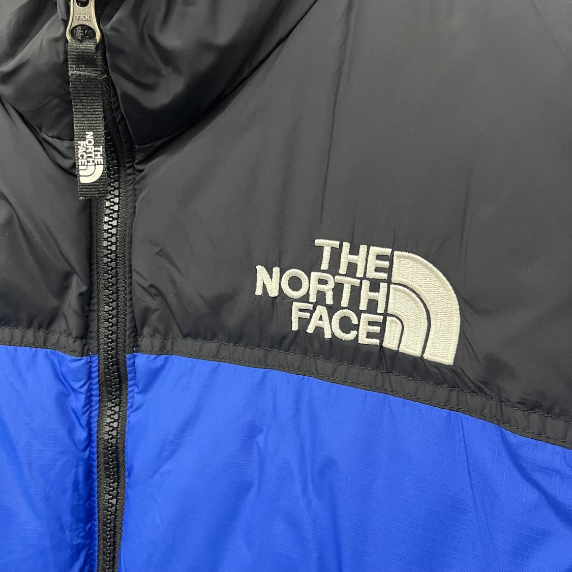 노스페이스 눕시 패딩 블루 / 블랙 남M 상품이미지3