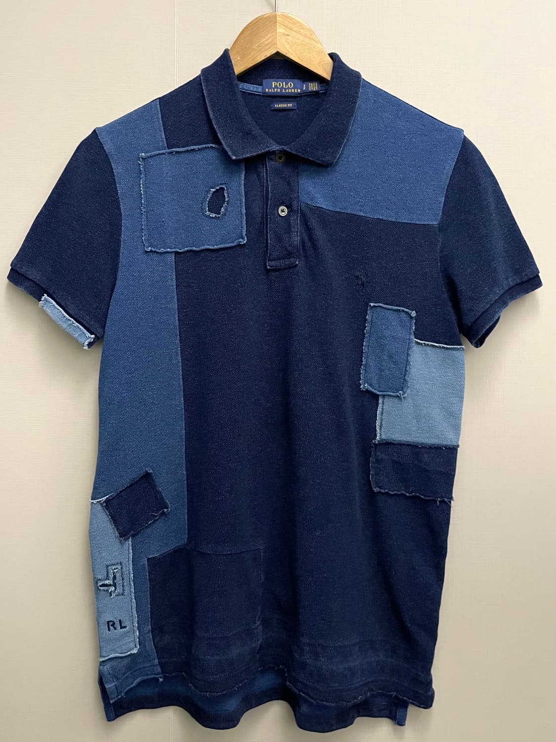 (S)POLO 폴로랄프로렌 코튼 패치워크 PK 반팔 카라티셔츠 상품이미지1