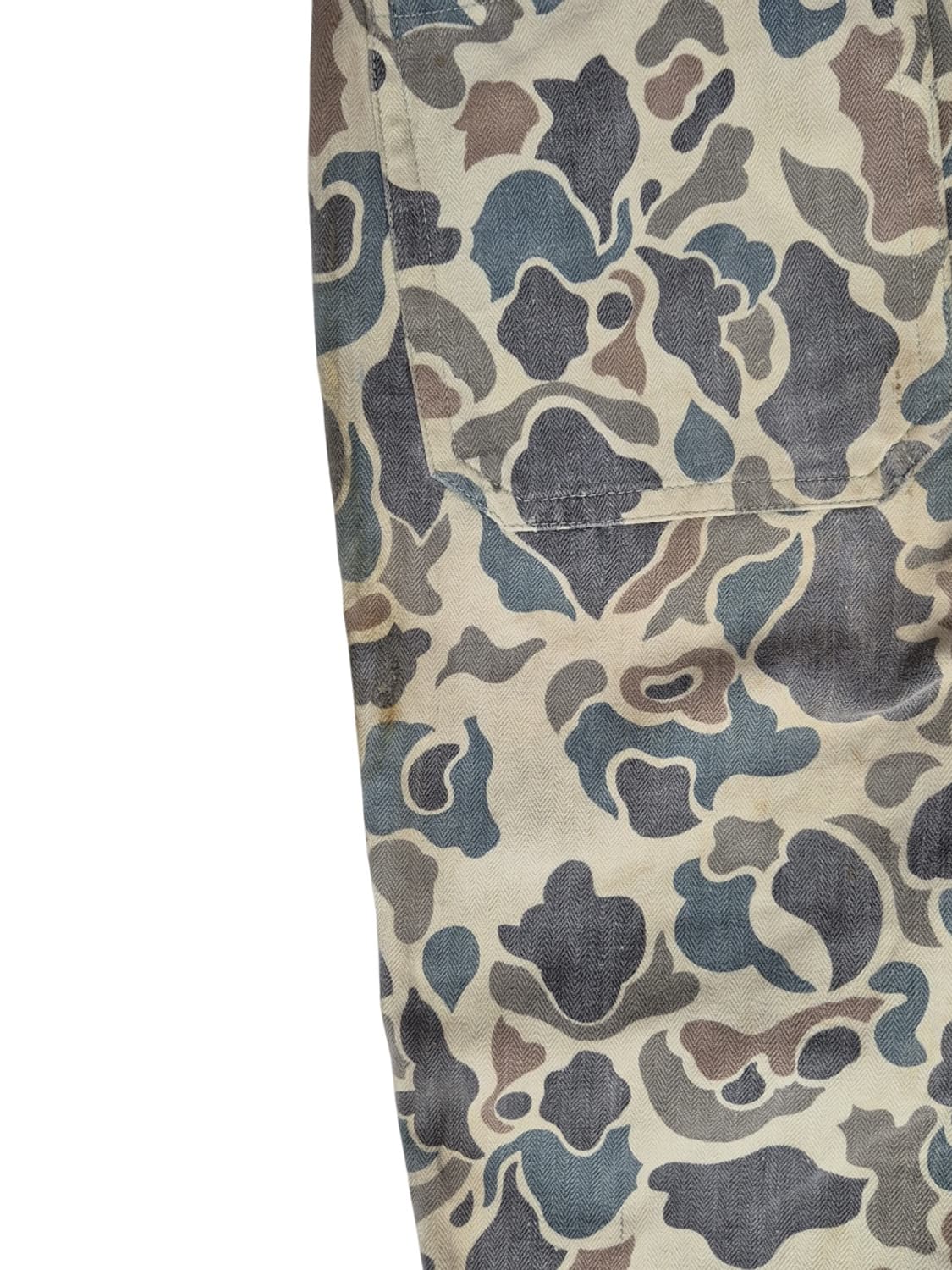 국군 구형 70s 사제 맞춤 덕헌터 예비군 전투복 바지 팬츠 하의 (XS 상품이미지5