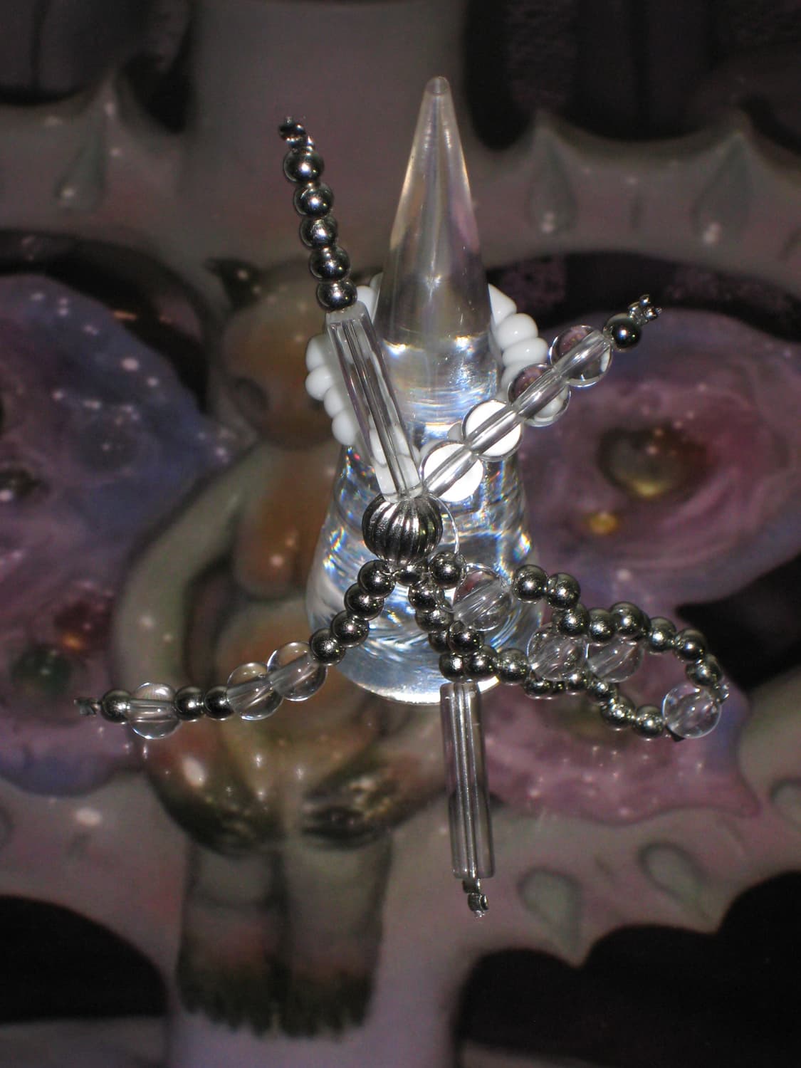 화이트 실버 스텔라 링 반지 상품이미지2