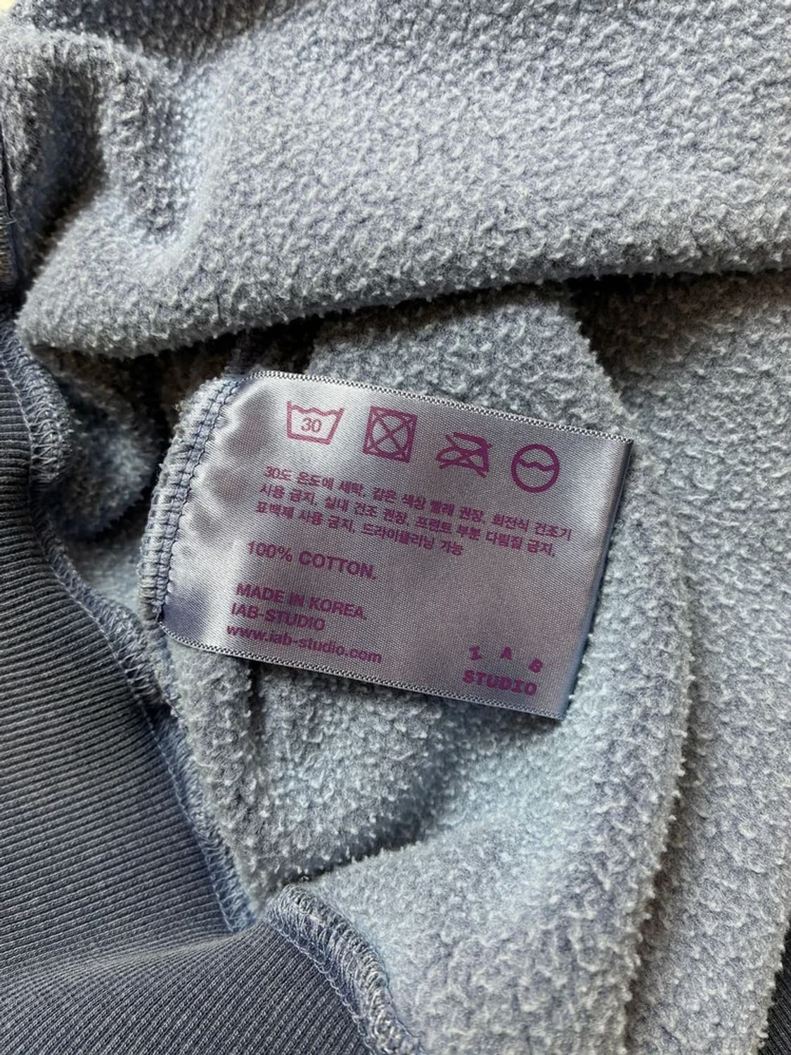 아이앱스튜디오 피그먼트 다이드 맨투맨 PN6452 상품이미지9