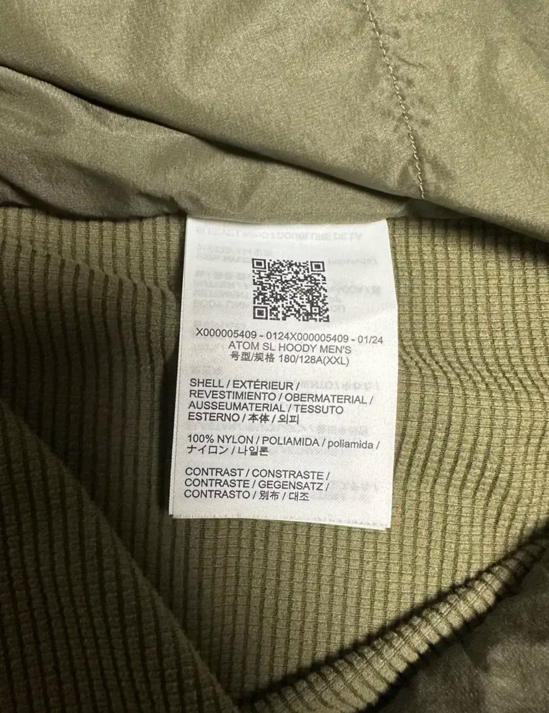 아크테릭스 아톰 후디 XXL 타츠 상품이미지4