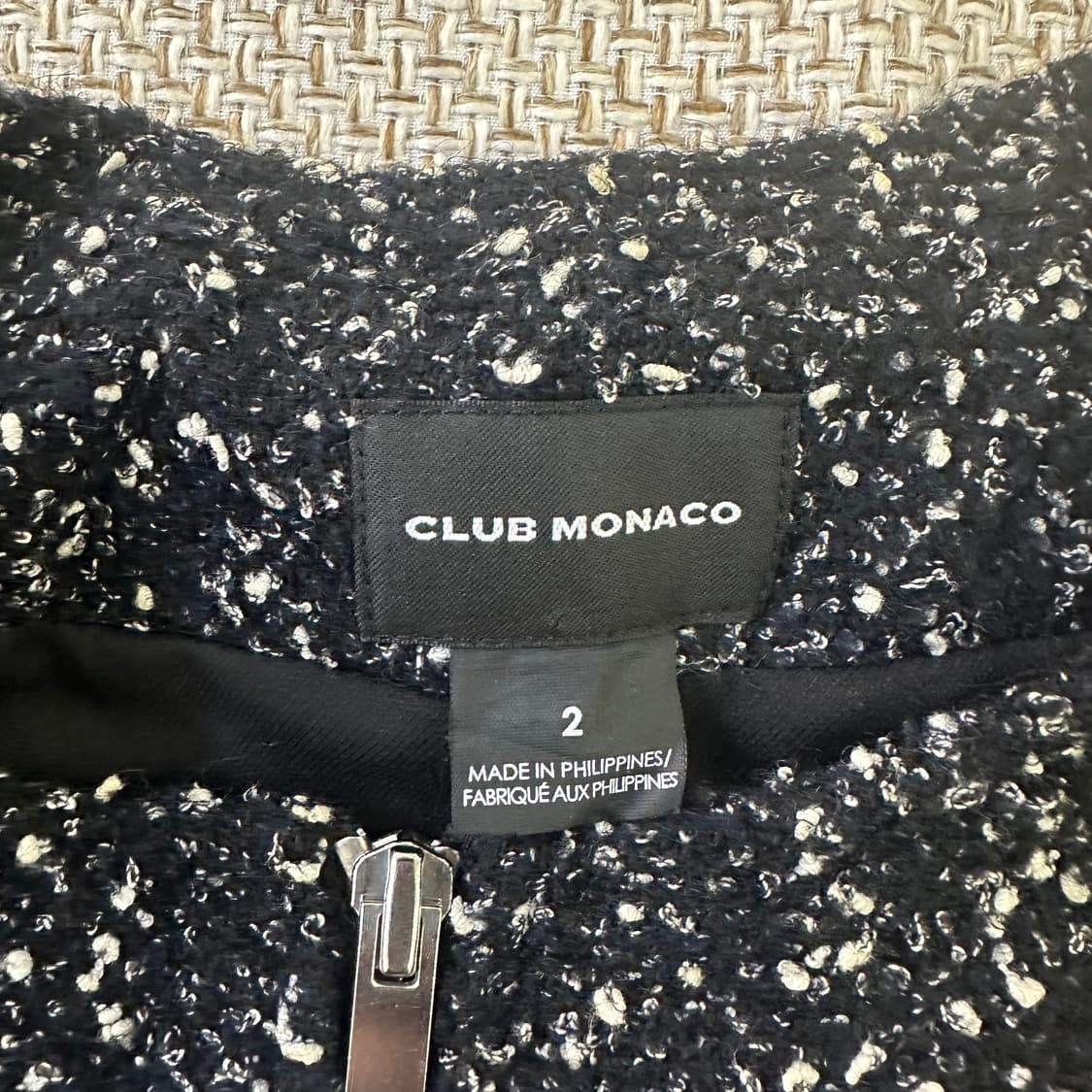 2 클럽모나코 트위드 집업 자켓 0408D 상품이미지2