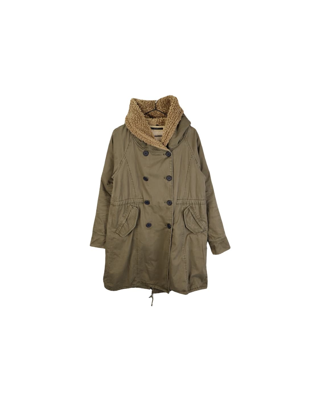 Kbf Khaki Military Midi Coats 상품이미지3