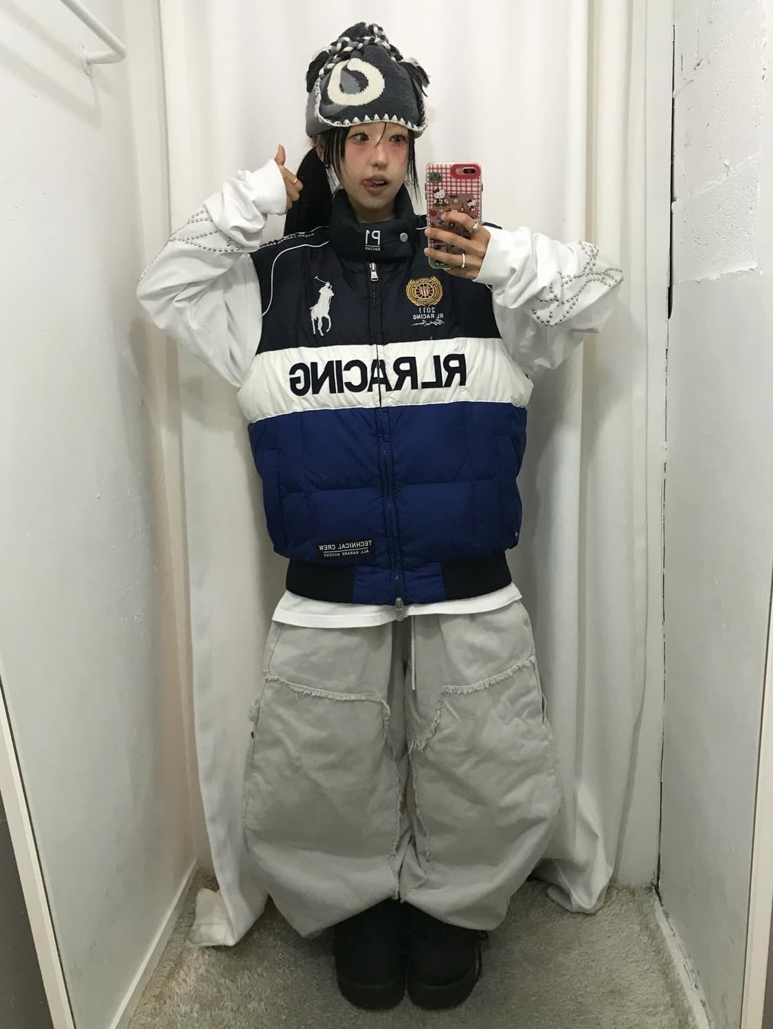 Polo Big Pony Racing Padded Vest ⭐️Rar 상품이미지3