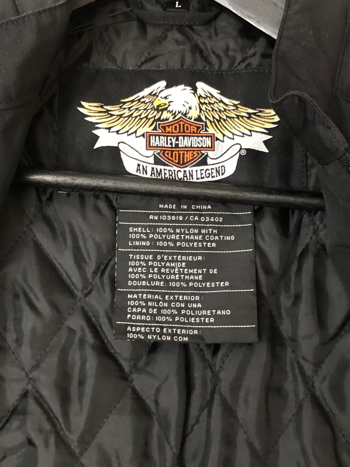 Harley Davidson 할리 데이비슨 나일론 레이싱 자켓 상품이미지8
