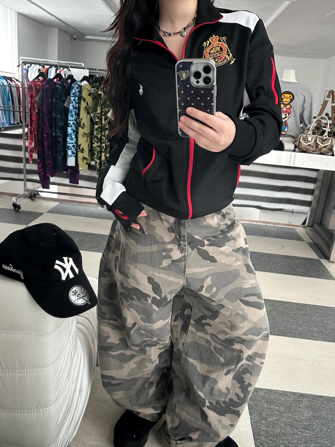 폴로 랄프로렌 빅로고 배색 트랙 자켓  상품이미지1