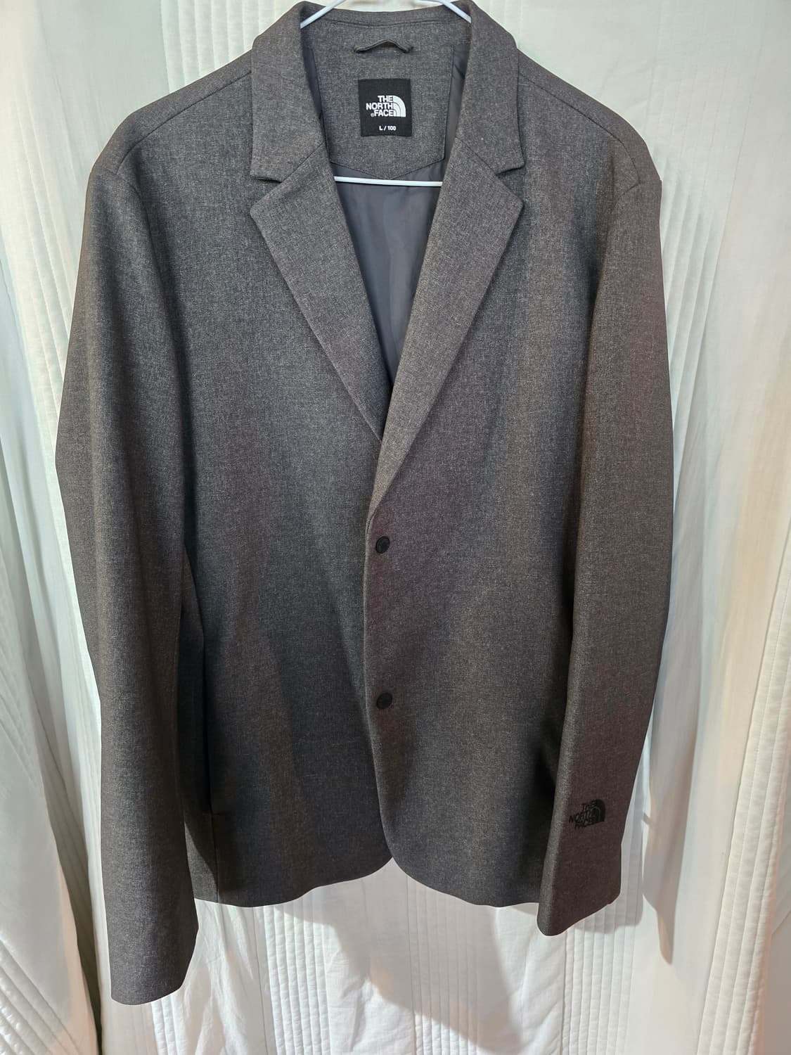 노스페이스 그레이 블레이저 자켓 상품이미지1