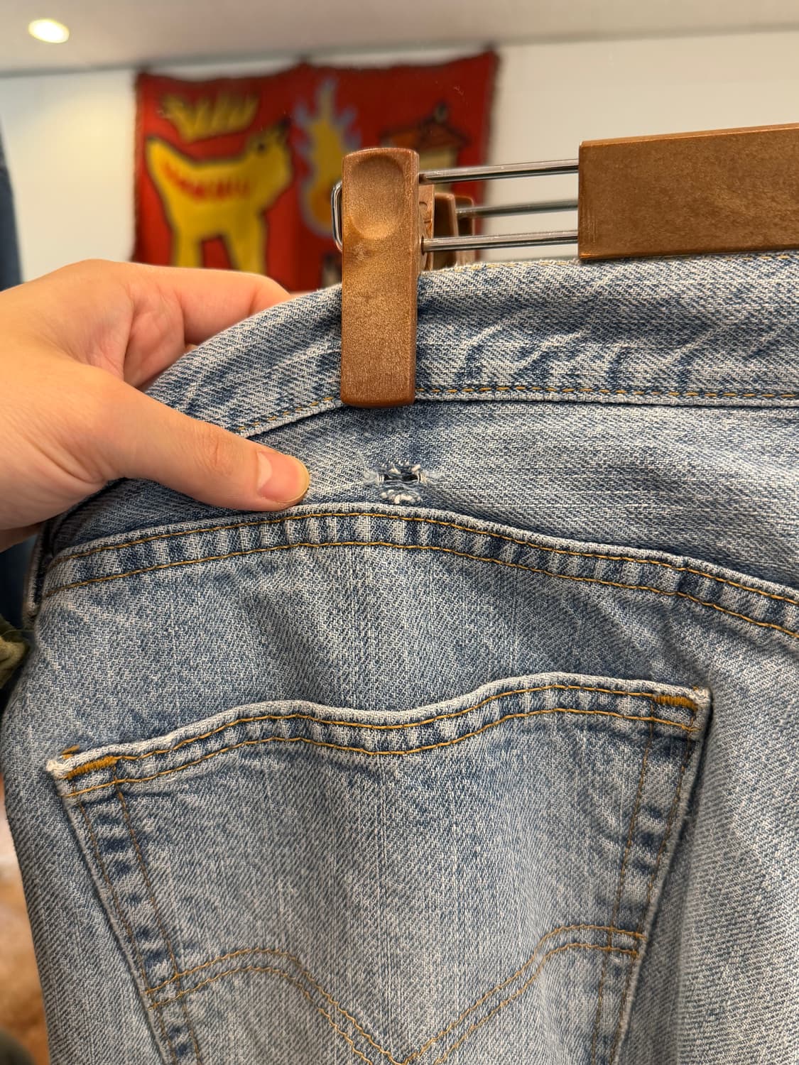 Levis 리바이스 505 데님 쇼츠 (39inch) 상품이미지7