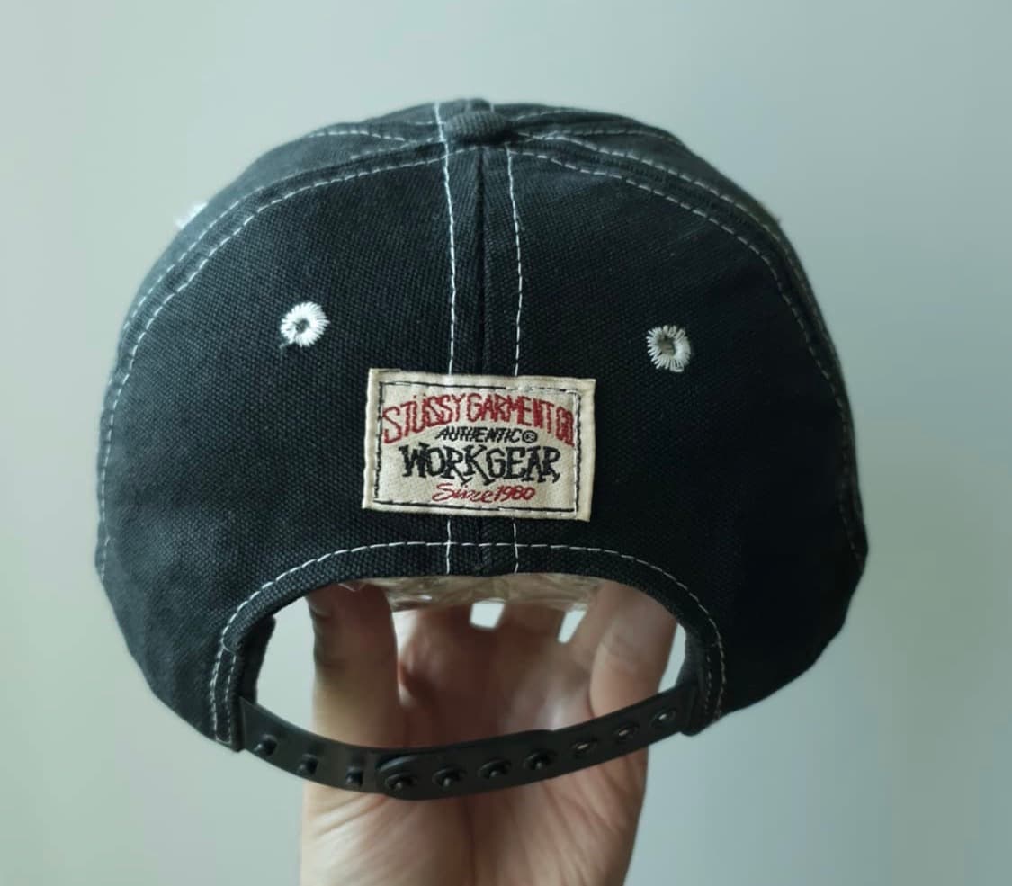 STUSSY canvas pannel cap 상품이미지2