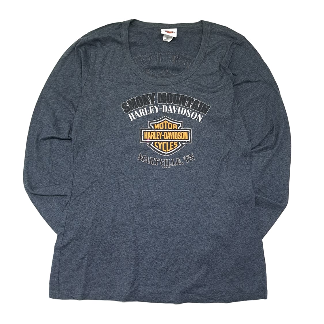 CL565 XL 할리데이비슨 00s 멕시코판 스모키마운틴 차콜 티셔츠 상품이미지1