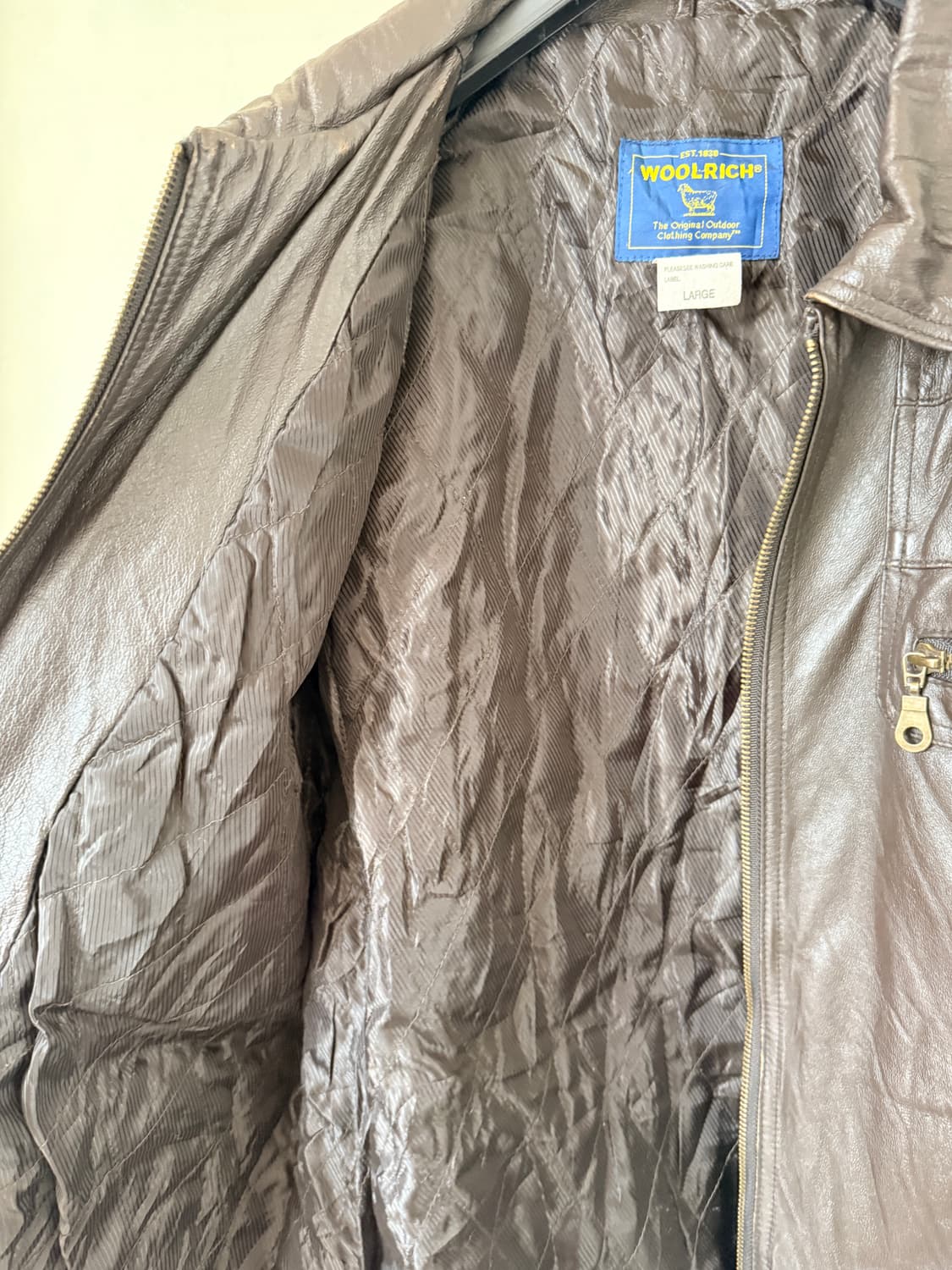 울리치 돈 가죽 자켓 상품이미지4