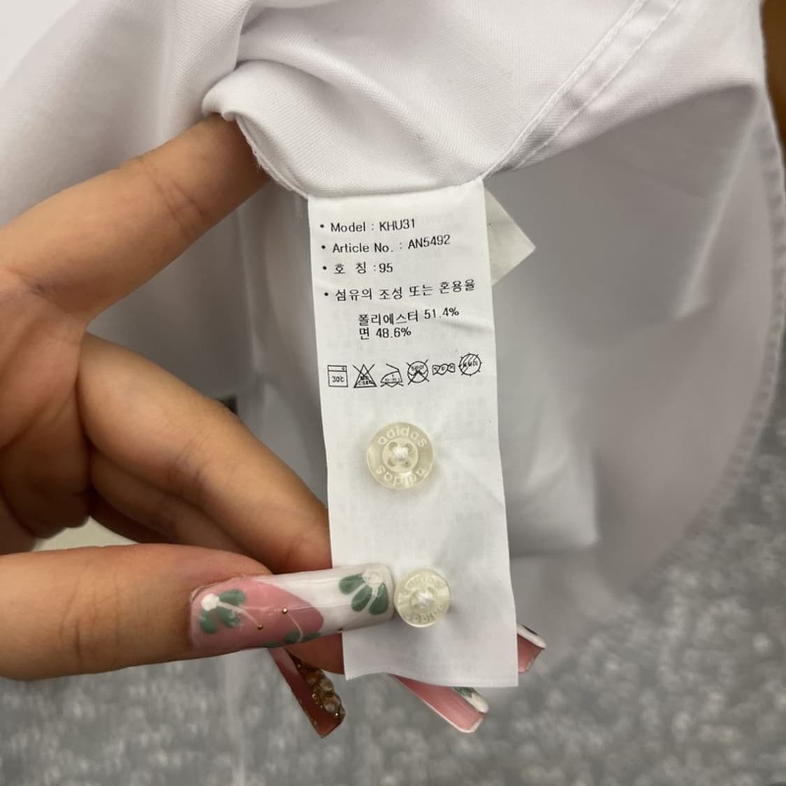 아디다스 빈티지 캐주얼 워크 반팔 셔츠 95 C11425 상품이미지6